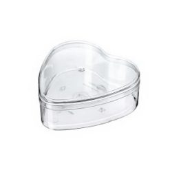 קריסטל לב 8/8/3 ס"מ | 10 יחידות