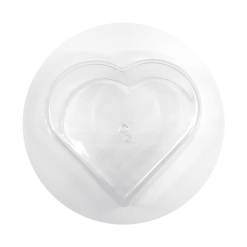 קריסטל לב שקוף