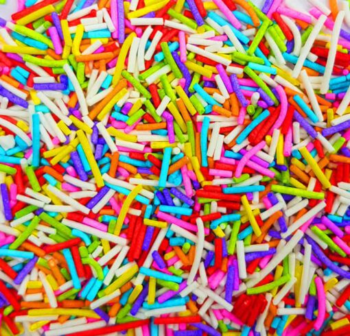 סוכריות לקישוט איטריות צבעוניות- 65 גרם