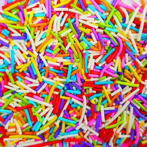סוכריות לקישוט איטריות צבעוניות- 65 גרם