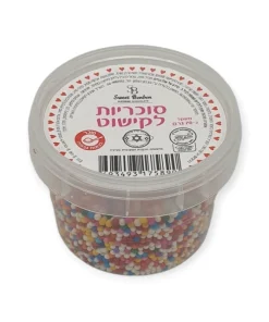 סוכריות לקישוט עגולות צבעוניות - 65 גרם