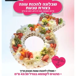 שבלונה להכנת עוגה בצורת טבעת
