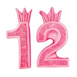 מספר 12 לבת מצווה מבצק סוכר