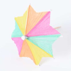 מארז מטריות קוקטיל צבעוניות