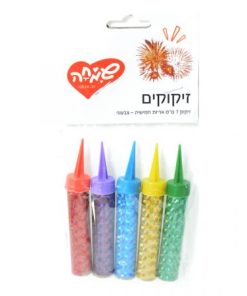 מארז זיקוקים צבעוניים 7 ס"מ