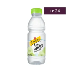 בקבוק שוופס מים בטעמים תפוח חצי ליטר 1/24