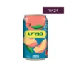 פחיות ספרינג אפרסק 330 מ"ל 1/24