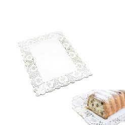 דוליס תחרה מלבני 18/30 ס"מ - 24 יחידות