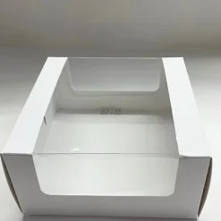 מארז שקוף מהודר + חלון עובר פינה 20/20/10 ס”מ