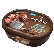שטראוס גלידה משפחתית שלושה שוקולדים