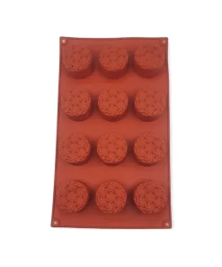תבנית סיליקון 12 שקעים להכנת קאפקייקס קטנים