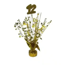 קישוט שולחן לבת מצווה 12 - זהב
