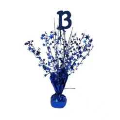 קישוט לשולחן לבר מצווה 13 - כחול