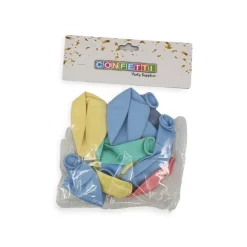 מארז 10 בלונים פסטל – צבעוני