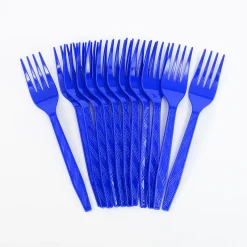 מזלגות כחולות 12 יחידות