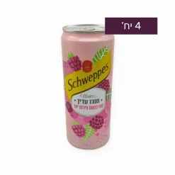 פחיות שוופס פירות יער 330 מ"ל 1/4