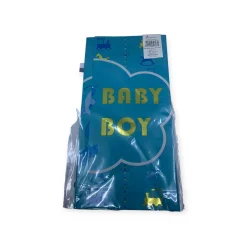 מפת שולחן מטאלית BABY BOY - תכלת