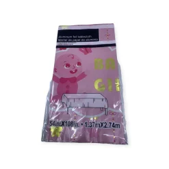 מפת שולחן מטאלית BABY GIRL - ורוד
