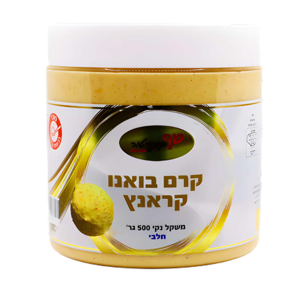 קרם בואנו קראנץ חלבי שף קונדיטור 500 גרם