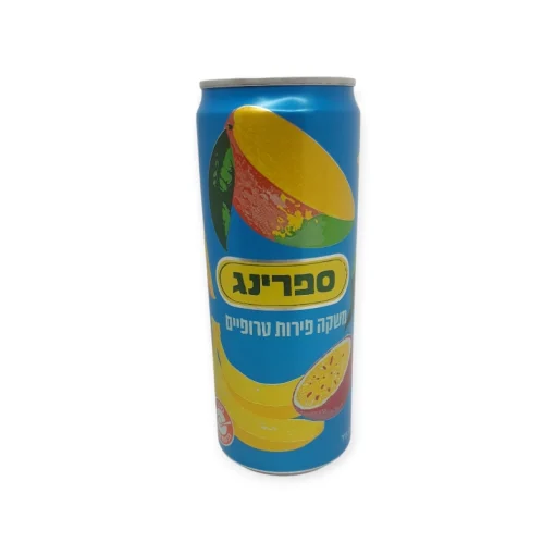 פחיות ספרינג פירות טרופיים 330 מ"ל 1/24