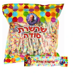 סוכריות דחוסות בטעם פירות בצורת שרשרת 1/100