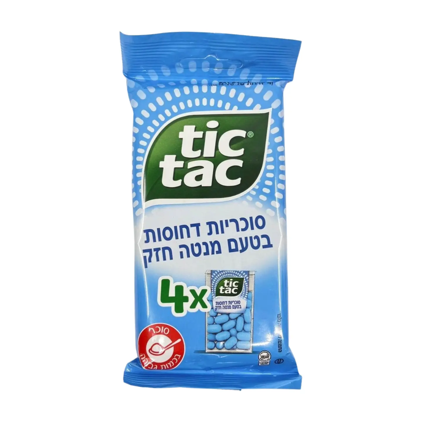 סוכריות טיק טק מנטה חזק 1/4
