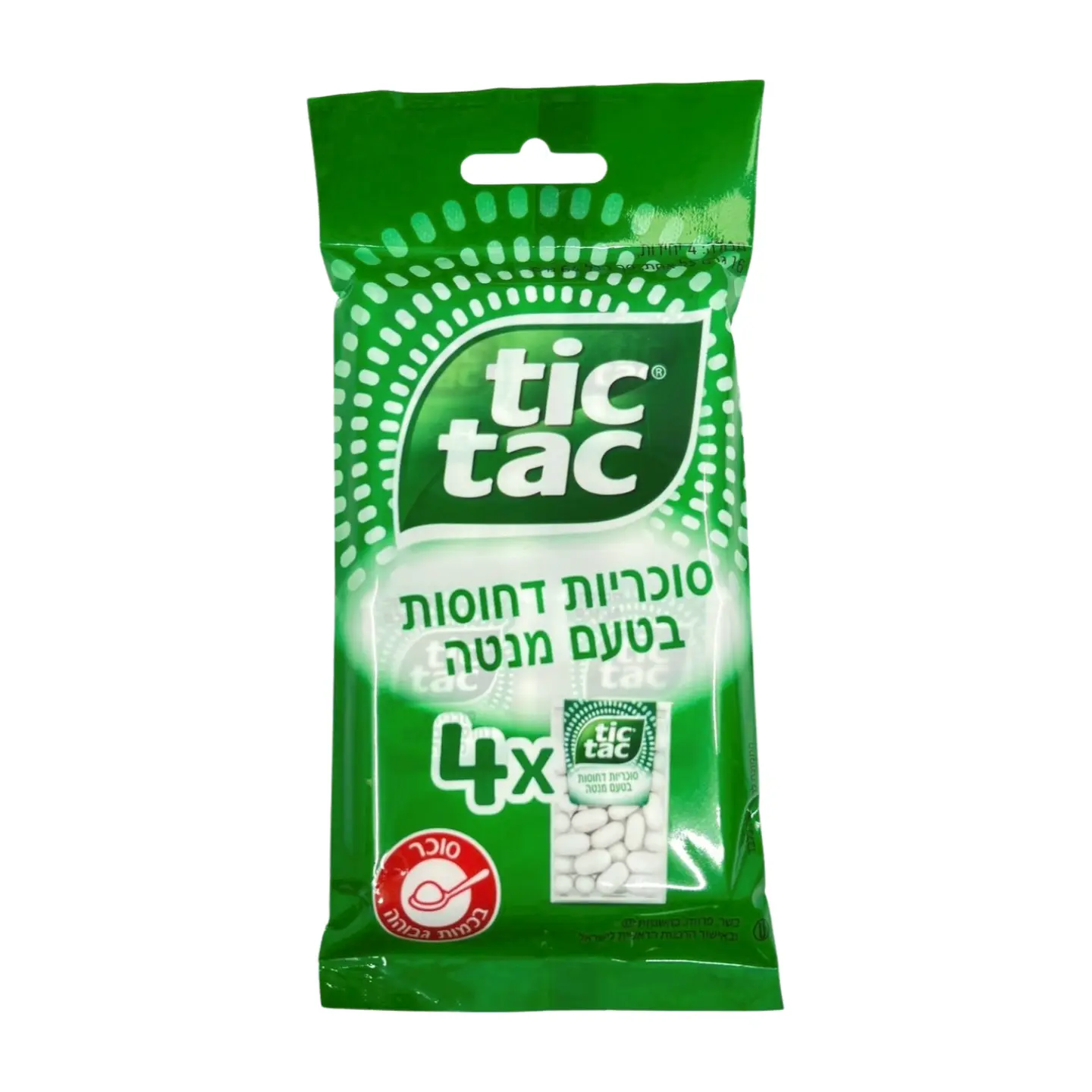 סוכריות טיק טק מנטה 1/4
