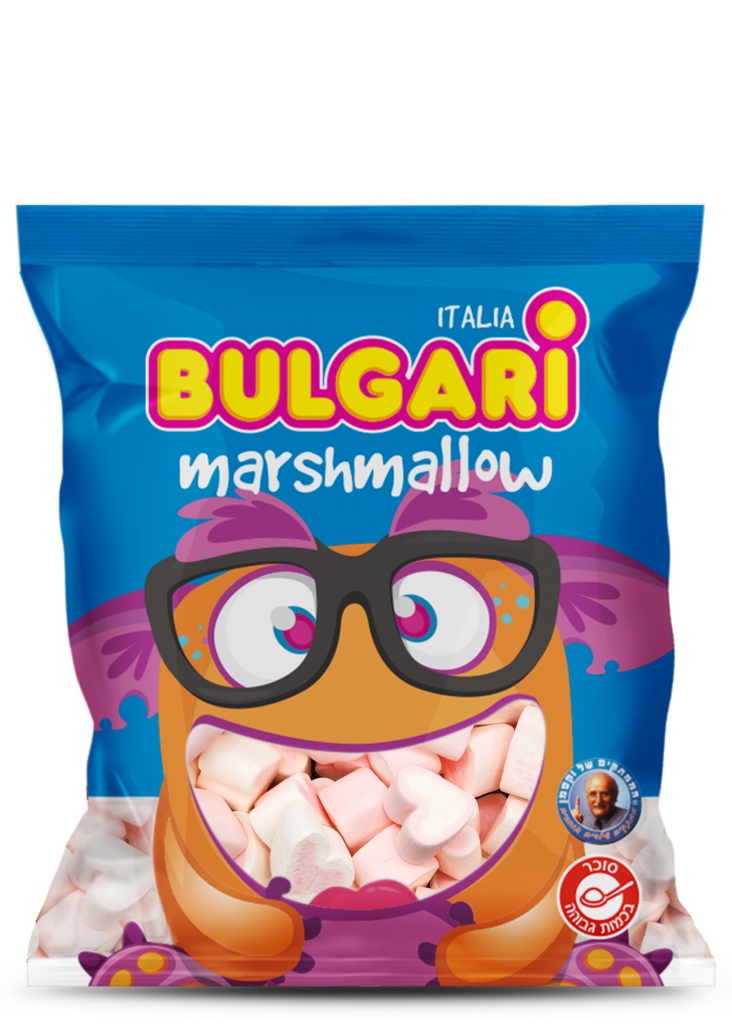 מרשמלו לבבות ורוד לבן