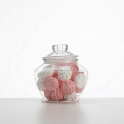 כלי אחסון משושה מפלסטיק 12/12 ס"מ