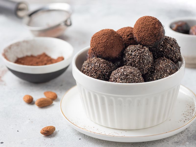 איך מכינים כדורי שוקולד