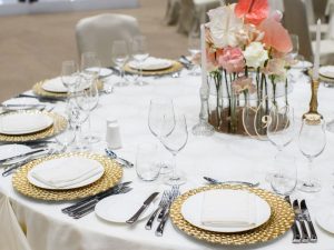 עיצוב שולחן חד פעמי יוקרתי