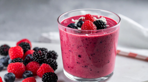 refreshing fruit smoothie